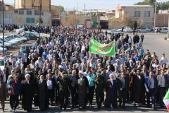 راهپیمایی مردم رفسنجان در حمایت از کودکان غزه