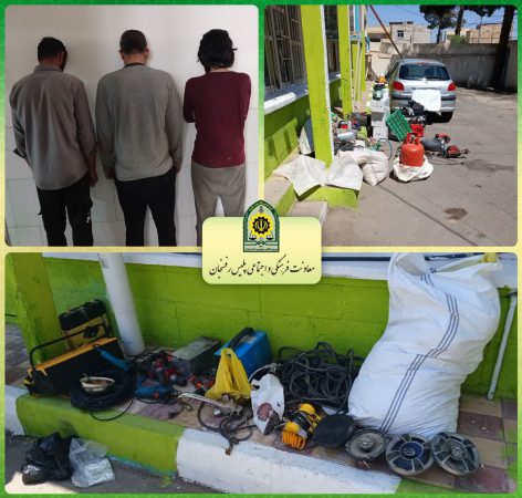 دستگیری سارقان منزل و مغازه در رفسنجان
