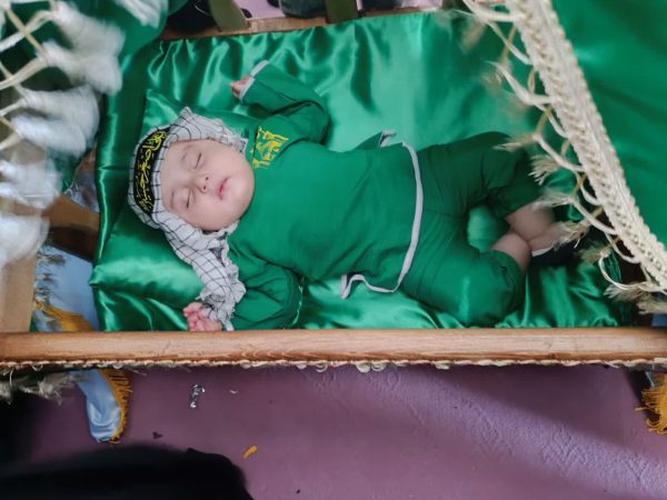 هم‌نوایی شیرخوارگان حسینی با گریه‌های کودکان فلسطینی /دلدادگی مادران و کودکانشان درهمایش شیر خوارگان حسینی