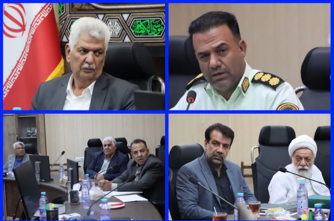 تعامل سازنده اعضای شورای شهرستان با نیروی انتظامی