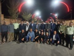 افتتاح اولین خیابان طرح بین‌الحرمین روستاهای کشور در همت‌آبادآگاه رفسنجان